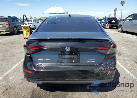 2025 Honda Accord Hybrid Sport из США, поврежденный, VIN 1HGCY2F56SA010468